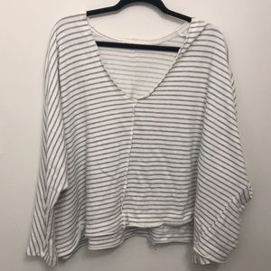 Oversized V neck sweater